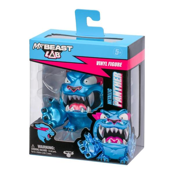 Imagem de Boneco de Vinil Colecionável 9cm MrBeast Lab - Pantera Metálica