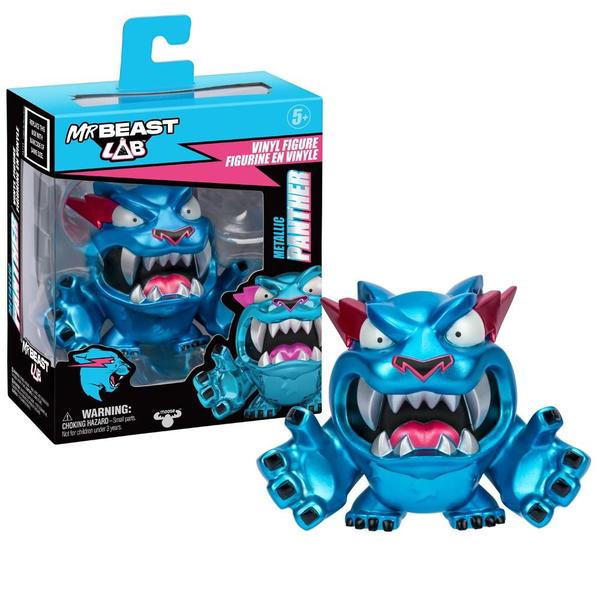 Imagem de Boneco de Vinil Colecionável 9cm MrBeast Lab - Pantera Metálica