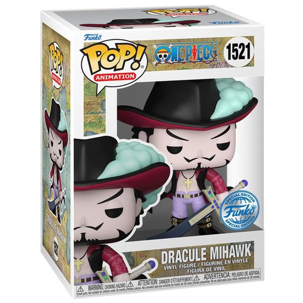 Imagem de Boneco de vinil Funko One Piece Dracule Mihawk Pop 10,9 cm 1521