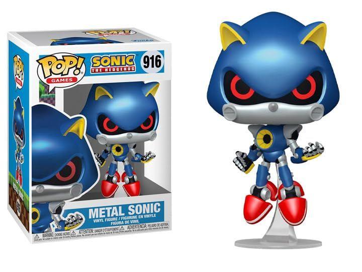 Imagem de Boneco de vinil Funko Pop Sonic The Hedgehog Metal Sonic com protetor