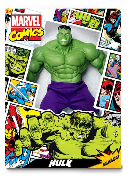 Boneco de vinil Gigante Marvel Hulk Comics 45 cm - Bonecos