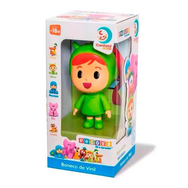 Boneco de Vinil - Nina - Turma do Pocoyo - 15 cm - Verde - Cardoso Imagem de Boneco de Vinil - Nina - Turma do Pocoyo - 15 cm - Verde - Cardoso