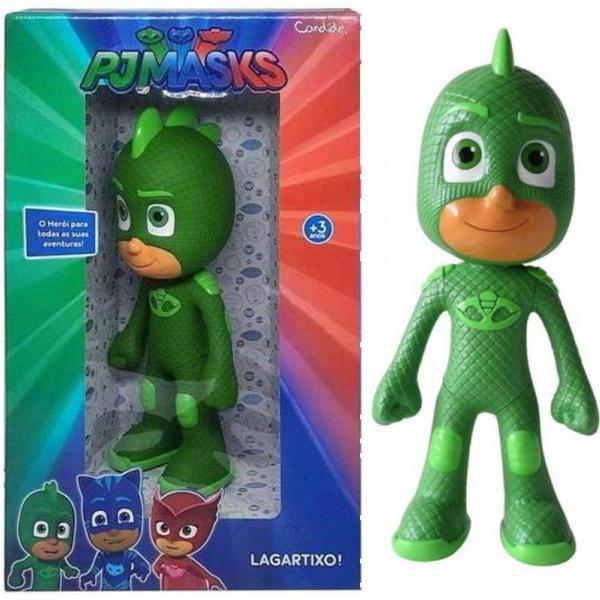 Imagem de Boneco de Vinil PJ Masks Lagartixo  Grande 40 Cm - Candide