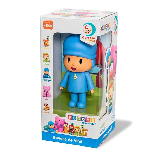 Imagem de Boneco de Vinil Pocoyo Cardoso Toys 18M+ 0275