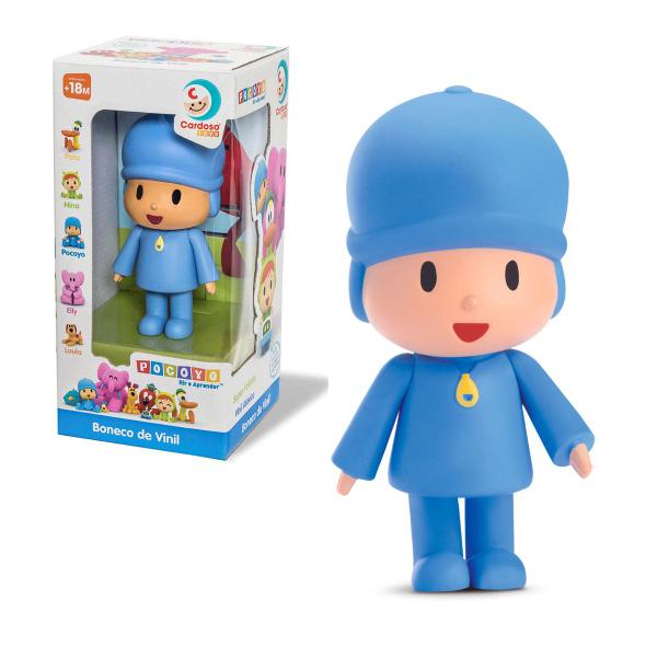 Imagem de Boneco de Vinil Pocoyo Oficial Turma do Pocoyo Cardoso Toys