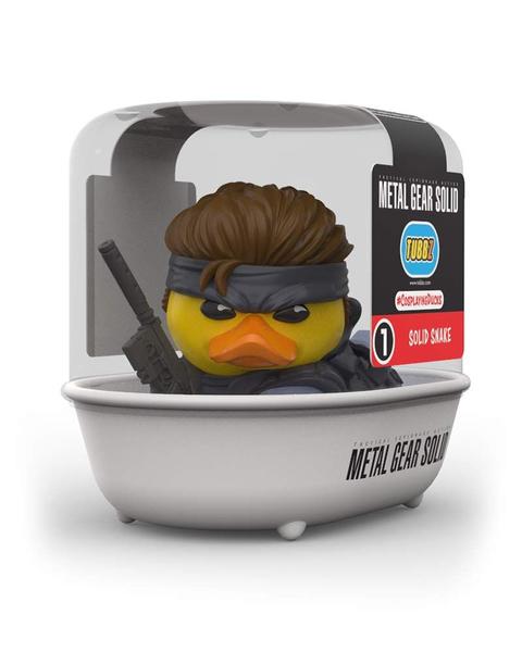 Imagem de Boneco de vinil Rubber Duck colecionável TUBBZ Solid Snake