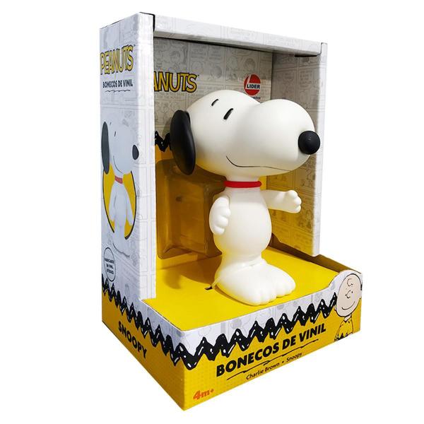 Imagem de Boneco De Vinil Snoopy Articulado Peanuts 16Cm - Lider