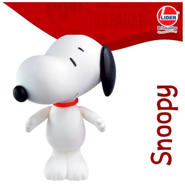 Imagem de Boneco de Vinil Snoopy Articulado Peanuts 16cm - Lider