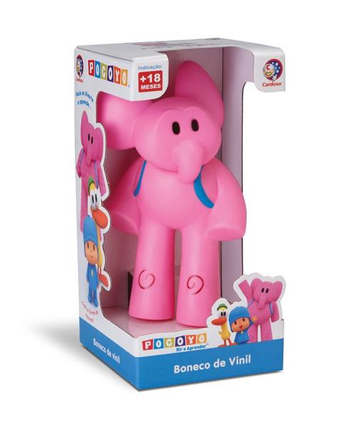 Imagem de Boneco de Vinil - Turma do Pocoyo - Elefanta Elly - 15 cm - Cardoso Toys