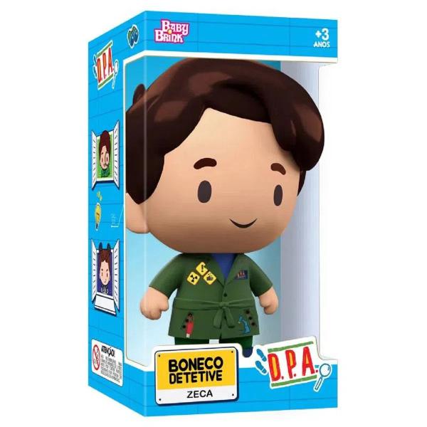 Boneco Detetive Zeca 20 cm D.P.A Baby Brink Imagem de Boneco Detetive Zeca 20 cm D.P.A Baby Brink