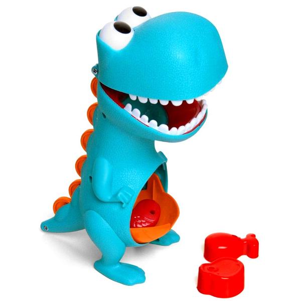 Imagem de Boneco Dinossauro Infantil Didático Dino Papa Tudo - Elka