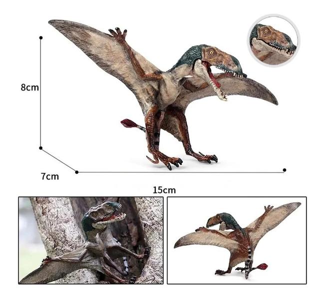 Imagem de Boneco Dinossauro Pterodactilo Pterodactylus