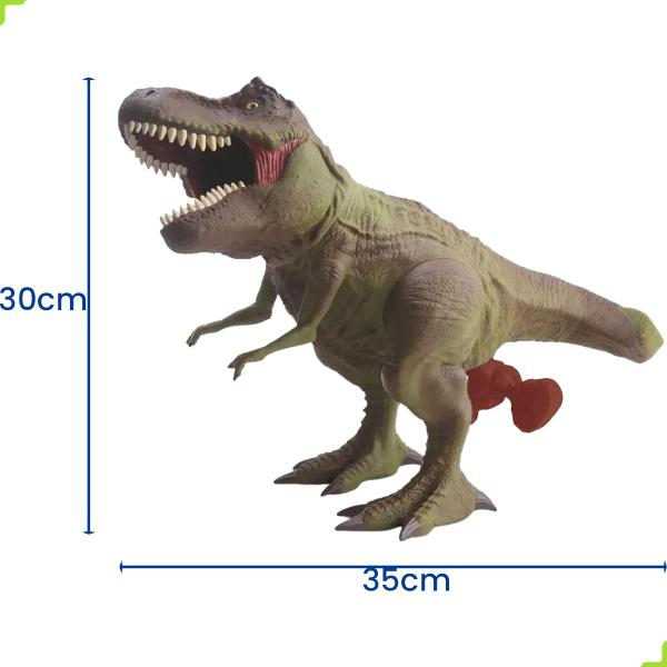 Imagem de Boneco Dinossauro T-Rex Ataca com massinha - DiverToys