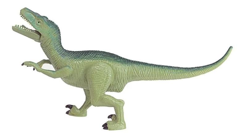 Imagem de Boneco Dinossauro Velociraptor C/Som Feras Selvagens Candide