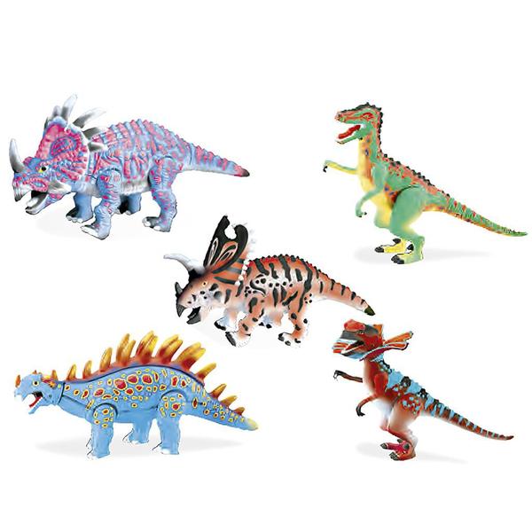 Boneco Dinossauros De Brinquedo Infantil Para Pintar Colorir - Zoop Toys Imagem de Boneco Dinossauros De Brinquedo Infantil Para Pintar Colorir - Zoop Toys