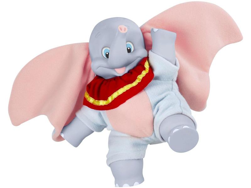 Imagem de Boneco Disney Amor de Filhote Dumbo Baby - 29,5cm com Acessório Roma Brinquedos