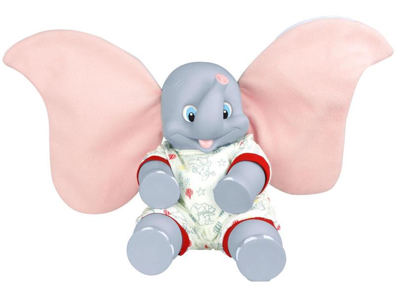 Imagem de Boneco Disney Amor de Filhote Dumbo Baby - 29,5cm com Acessório Roma Brinquedos