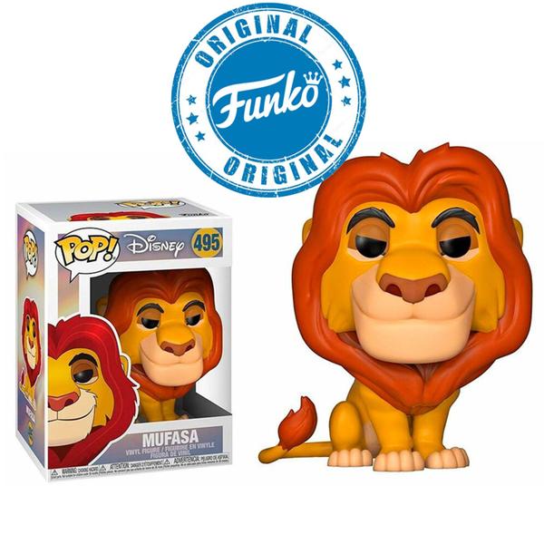 Imagem de Boneco  Disney O Rei Leão Mufasa Pop Funko 495 - 889698363914