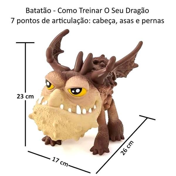 Imagem de Boneco do Batatão Vilão do Banguela Como Treinar Seu Dragão