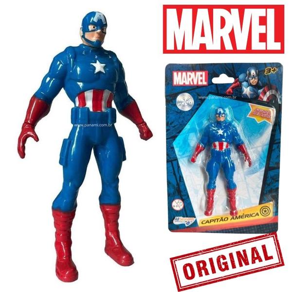 Imagem de Boneco dos Vingadores Marvel ORIGINAL Heróis Avengers  - Tamanho 9,5cm - Homem Aranha Hulk Pantera Negra - PANAMI