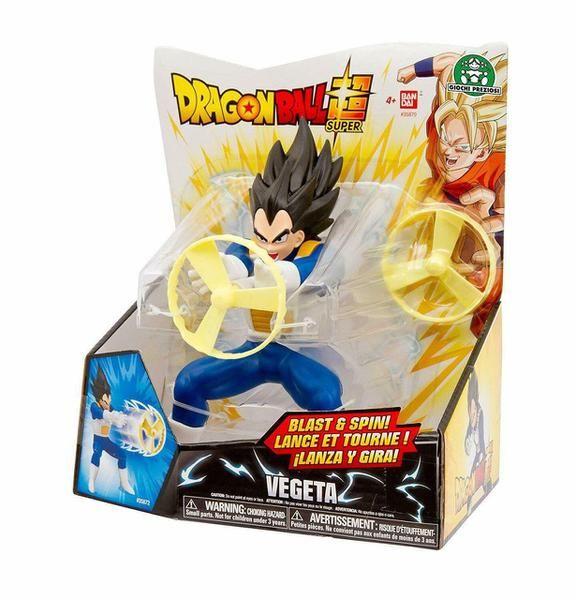 Imagem de Boneco Dragon Ball Super Lançador Circulo de Fogo Vegeta Fun