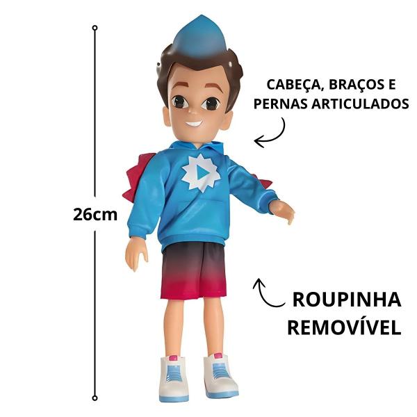 Imagem de Boneco Dudu 26cm YouTube Dudu E Carol 1115 - BBRA