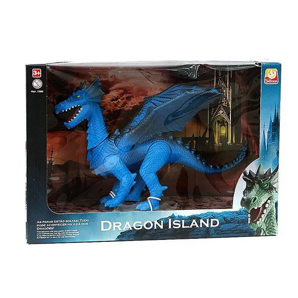 Imagem de Boneco e personagem dragon island (s) unidade 1580 - silmar brinquedos