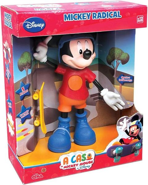 Imagem de Boneco e Personagem Mickey Radical 5 Frases 31 Cm, Elka, Multicor