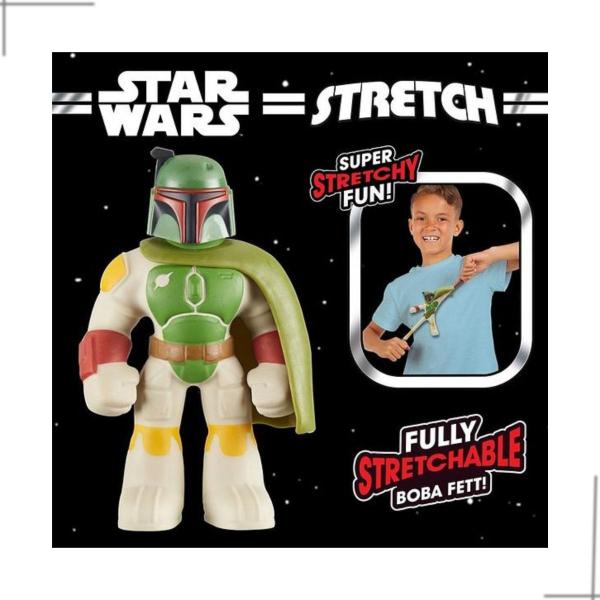 Imagem de Boneco Elástico Boba Fett Star Wars Stretch 17cm 3494 Sunny