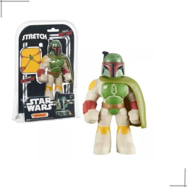 Imagem de Boneco Elástico Boba Fett Star Wars Stretch 17cm 3494 Sunny