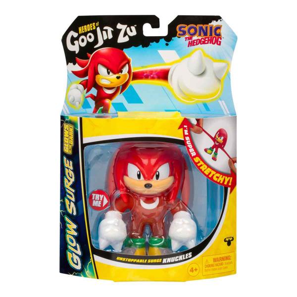 Imagem de Boneco Elástico Knuckles que Brilha no Escuro - Goo Jit Zu