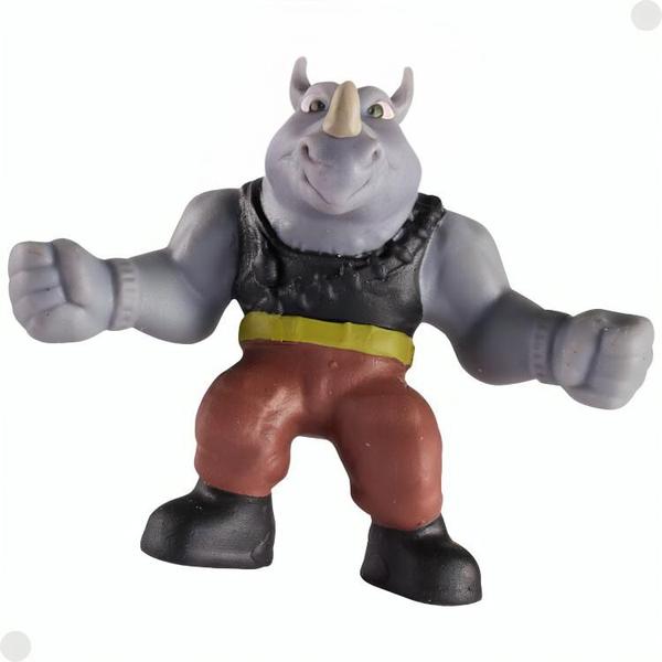 Imagem de Boneco Elástico Tartarugas Ninja 6cm Rocksteady 3683 Sunny