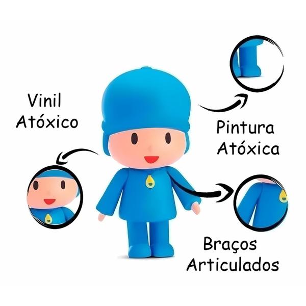 Imagem de Boneco Em Vinil Pocoyo E Sua Turma Brinquedo super divertido