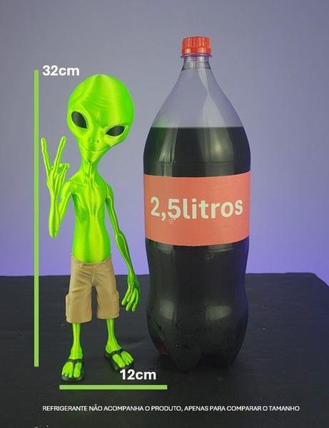 Imagem de Boneco Extraterrestre Et Alienígena Decoração Grande Alien Presente Presentes Casa