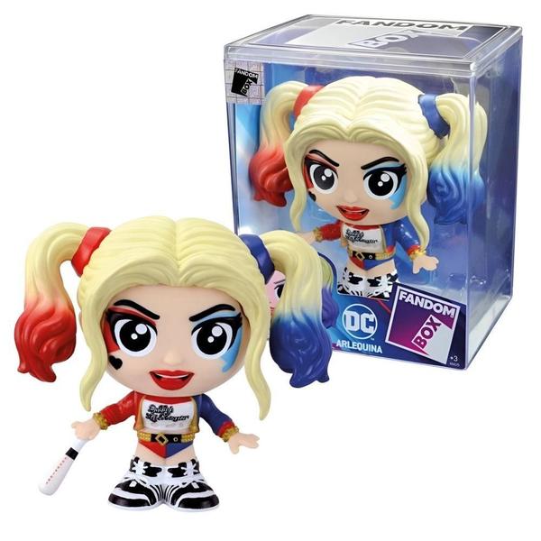 Boneco Fandom Box Liga Da Justica - Arlequina - Lider Imagem de Boneco Fandom Box Liga Da Justica - Arlequina
