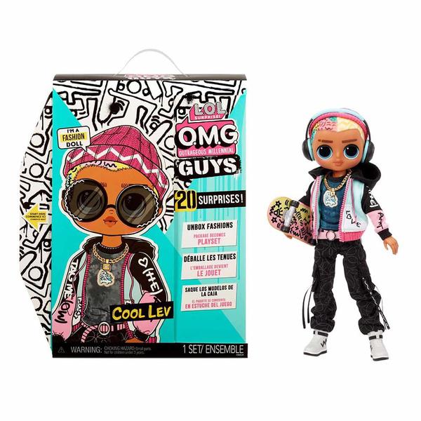 Imagem de Boneco Fashion - LOL Surprise - OMG Guys - Cool Lev - 20 Surpresas - Candide