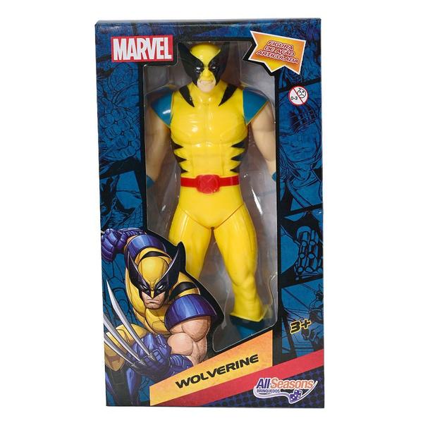 Imagem de Boneco Figura de Ação Wolverine Articulado Brinquedo Infantil Marvel Vingadores 22cm