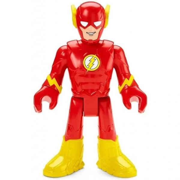 Imagem de Boneco Flash Grande Imaginext Dc Super Friends 25 Cm Gpt41  Mattel