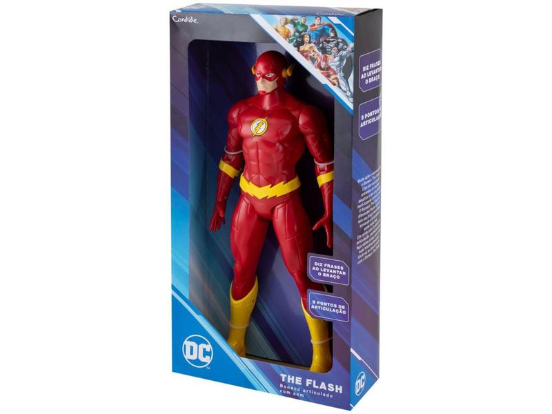 Imagem de Boneco Flash Liga da Justiça 35cm Candide