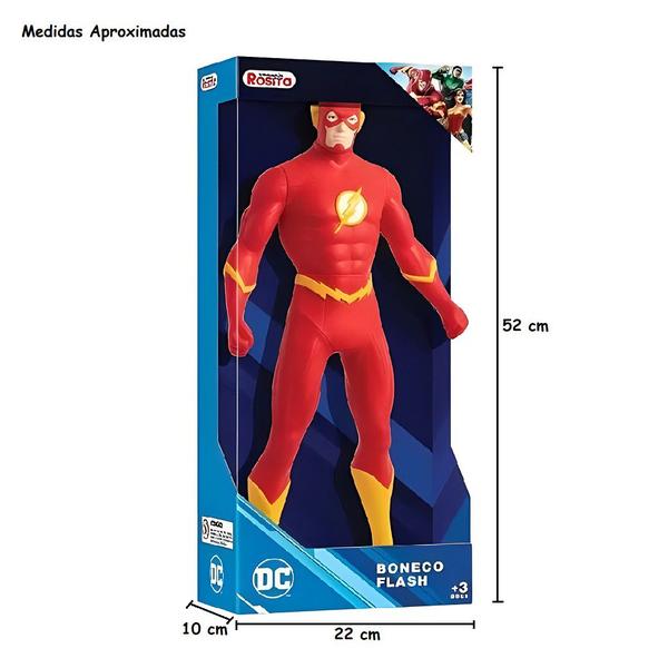 Imagem de Boneco Flash Vermelho DC Figura Articulada 45cm 1097 - Brinquedos Rosita