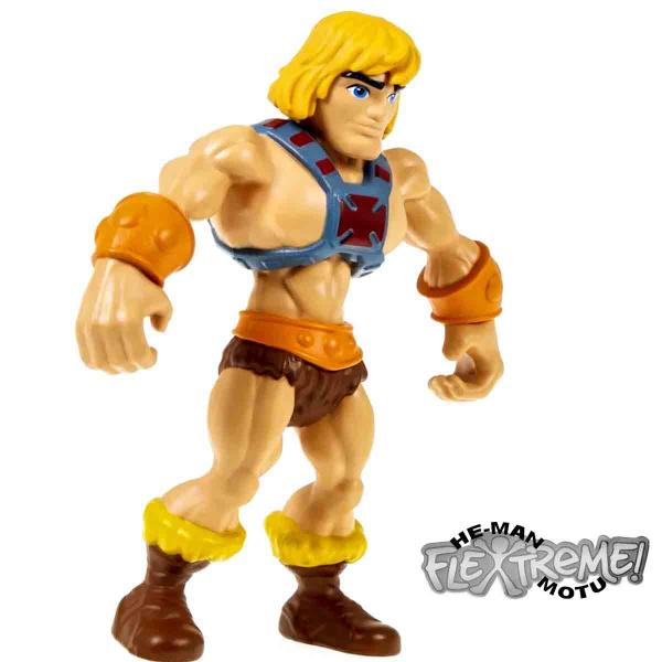 Imagem de Boneco Flexível He-Man Flextreme 18cm Mestres do Universo - Mattel GYF68