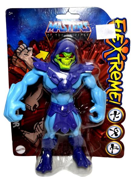 Imagem de Boneco Flexível Skeletor Masters Of The Universe Flextreme 18 cm - Mattel Brinquedos