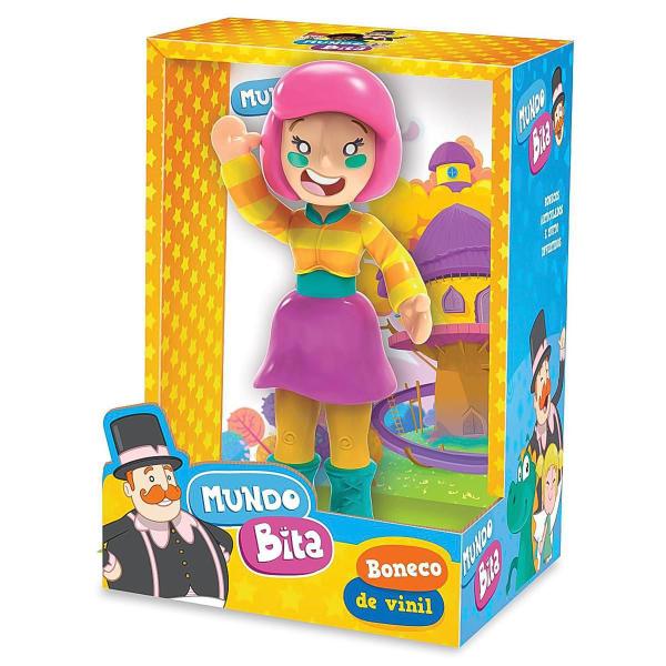 Imagem de Boneco Flora Vinil Mundo Bita Infantil Líder Brinquedos 643