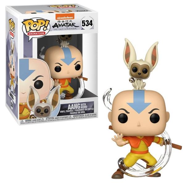 Imagem de Boneco Funko Pop Avatar - Aang With Momo