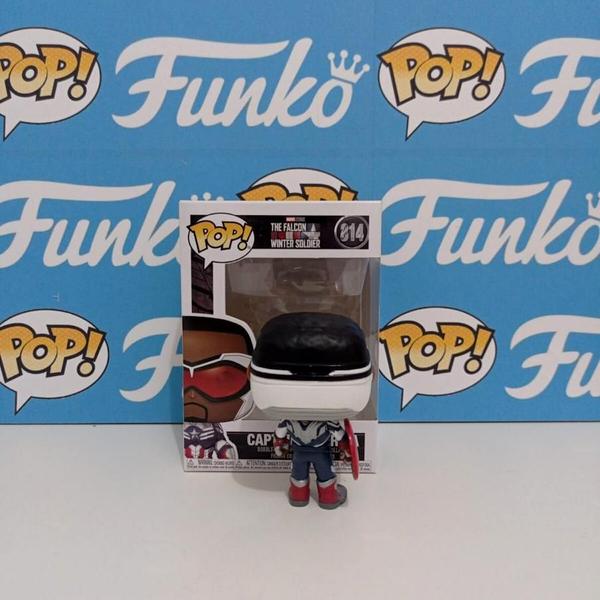 Imagem de Boneco Funko Pop Capitão America Falcão Marvel 814