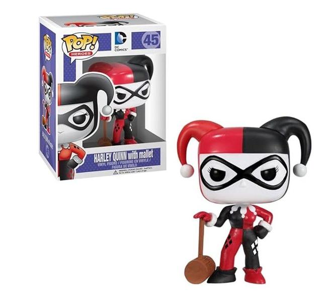 Imagem de Boneco Funko POP! DC Comics Arlequina Com Martelo - Candide