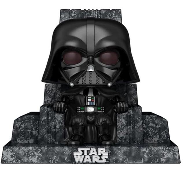 Imagem de Boneco Funko Pop Deluxe Star Wars Darth Vader no Trono