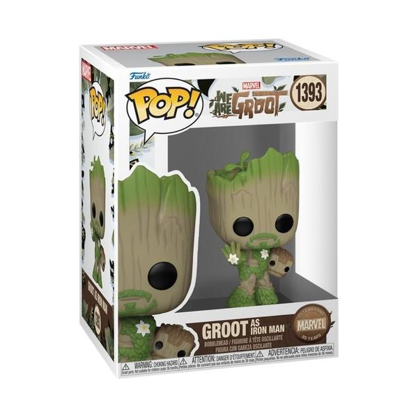 Imagem de Boneco Funko Pop Marvel 85 Anos - Groot Como Homem De Ferro