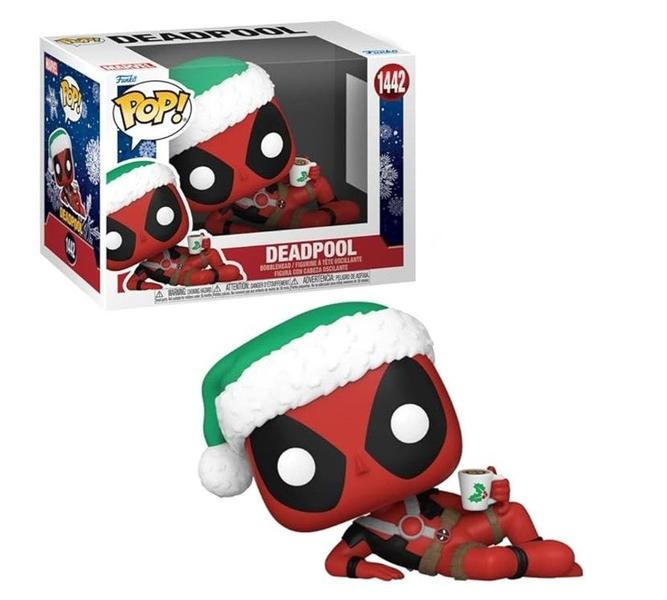 Imagem de Boneco Funko Pop Marvel Deadpool Chocolate Quente de Natal