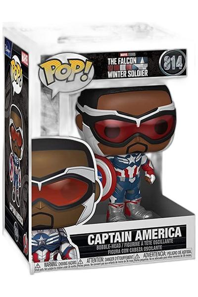 Imagem de Boneco Funko Pop Marvel The Falcon Winter Soldier Captain